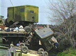Train Crash in Checnya